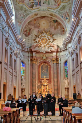 Kostel Zvěstování Panny Marie Interiér / Autor fotografie: Miroslav Vyvozil