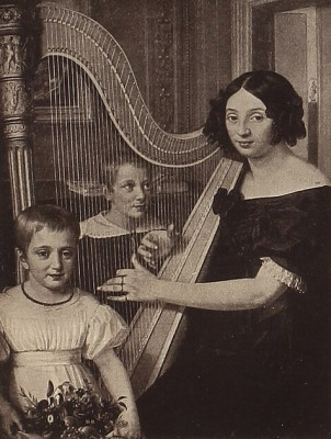 Terezie Palacká s dětmi