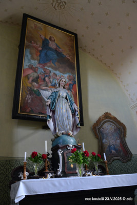 Třebechovice pod Orebem - Krňovice, kostel Nanebevzetí Panny Marie