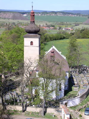 Milín, kostel sv. Petra, Slivice