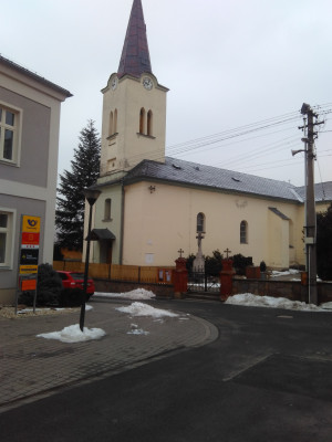 Mokré Lazce, kostel sv. Jana Křtitele