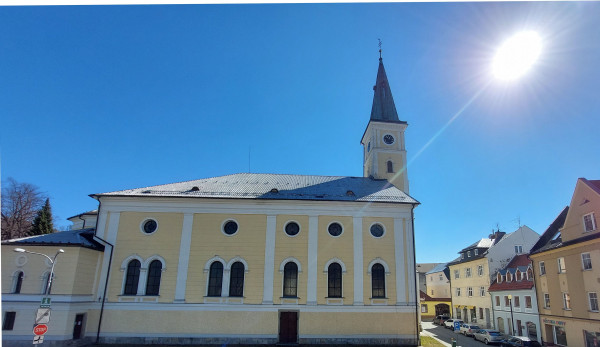 Jeseník / kostel Nanebevzetí PM