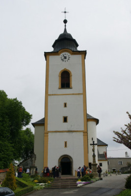 Velká Bystřice, kostel Stětí sv. Jana Křtitele