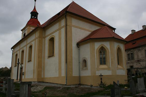 Plasy-Žebnice, kostel sv. Jakuba Většího