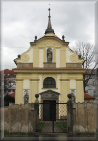 Pardubice, kostel Bolestné Panny Marie - Kostelíček