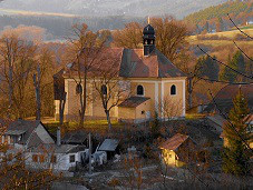 Stříbrná Skalice, kostel sv. Jana Nepomuckého