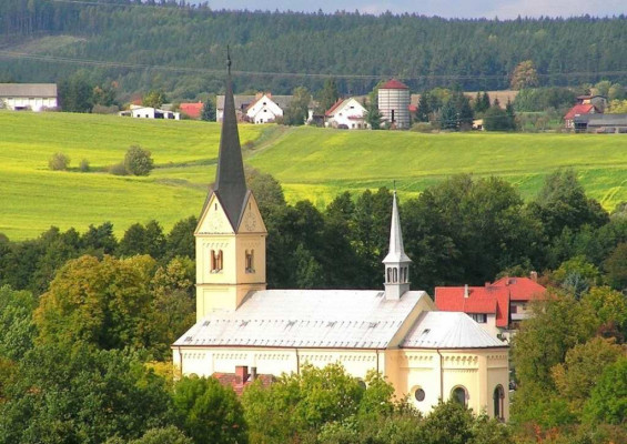 Dolní Hbity, kostel sv. Jana Křtitele na poušti