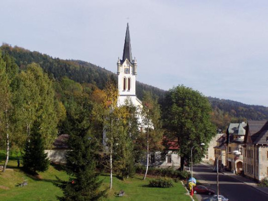 Josefův Důl - Josefův Důl u Jablonce nad Nisou, kostel Proměnění Páně