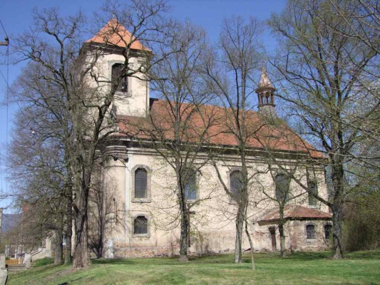 Zabrušany, kostel sv. Šimona a Judy