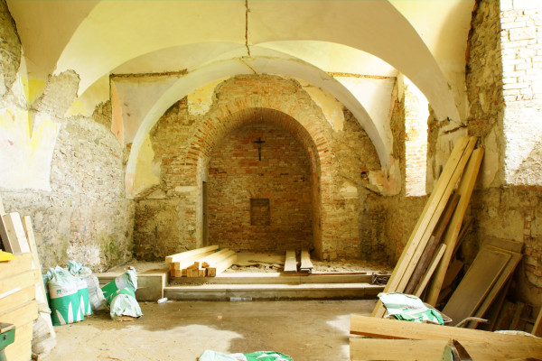 Stránecká Zhoř, kaple sv. Bernarda z Clairvaux, zámek